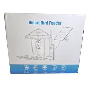 AI Smart Bird Feeder HD Video Waterproof Solar Charging Remote Control Camera